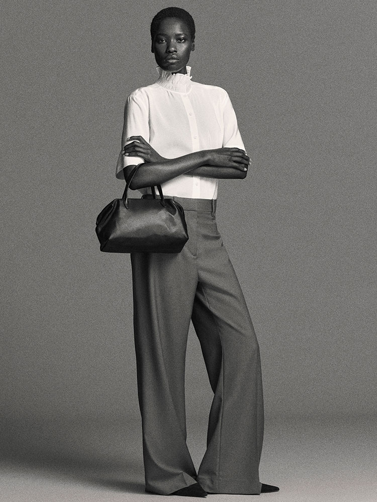 テーラードウールツイルブーツカットパンツ